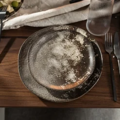 Store Bord Savannah Brown/Grey Matt Ø26cm Servies & Tafelaccessoires|Kasten
