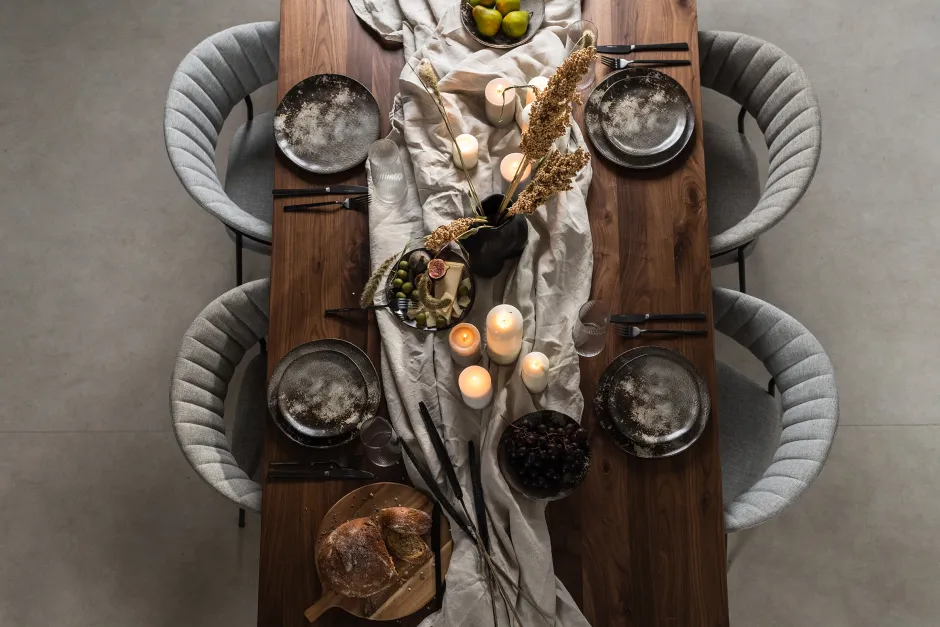 Store Bord Savannah Brown/Grey Matt Ø26cm Servies & Tafelaccessoires|Kasten