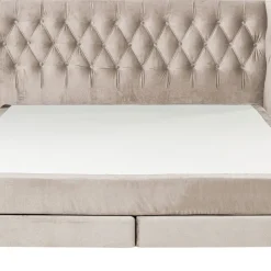 Clearance Boxspringbed Benito Moon Cream 160x200cm Bedden|Tuinmeubelen