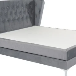 Best Boxspringbed Benito Moon Grey 160x200cm Bedden|Kasten