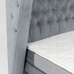 Best Sale Boxspringbed Benito Moon Grey 180x200cm Bedden|Kasten