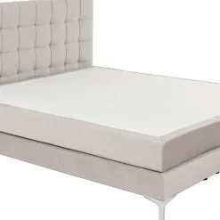 Hot Boxspringbed Benito Star Cream 160x200cm Bedden|Kasten
