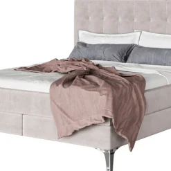 Cheap Boxspringbed Benito Star Cream 180x200cm Bedden|Kasten