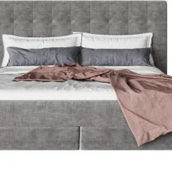 Online Boxspringbed Benito Star Grey 160x200cm Bedden|Kasten