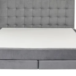 Outlet Boxspringbed Benito Star Grey 180x200cm Bedden|Kasten