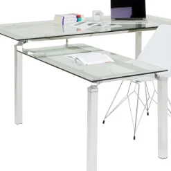 Store Bureau Lorenco Chrom Winkelcombi 210x180cm Kasten|Tafels