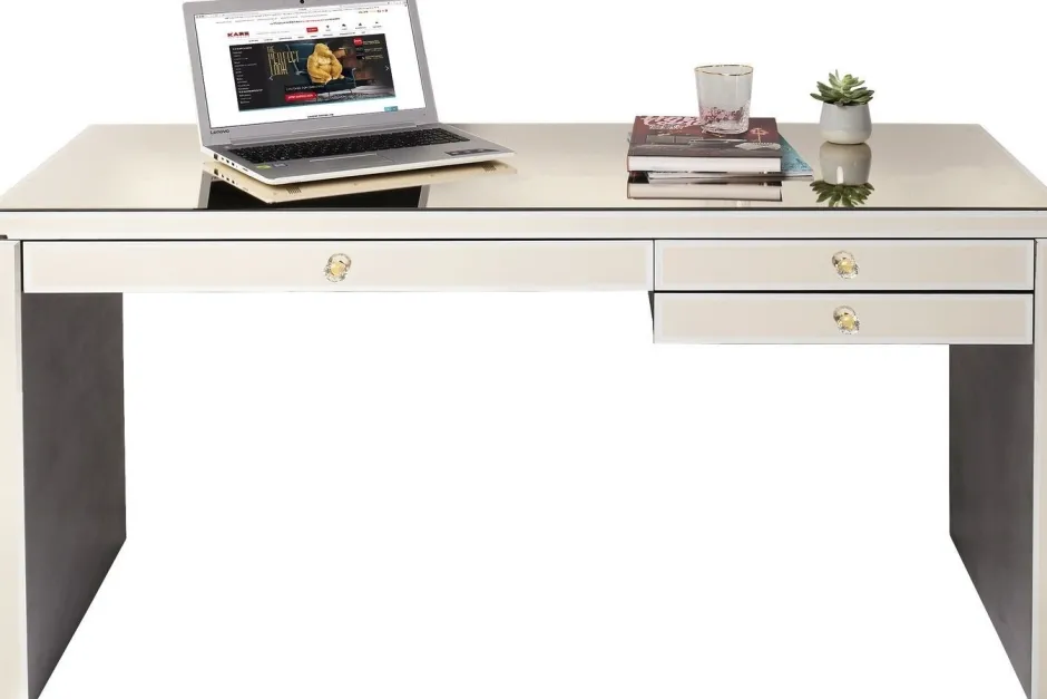 Sale Bureau Luxury Champagne 140x60cm Kasten|Tafels