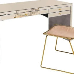 Sale Bureau Luxury Champagne 140x60cm Kasten|Tafels