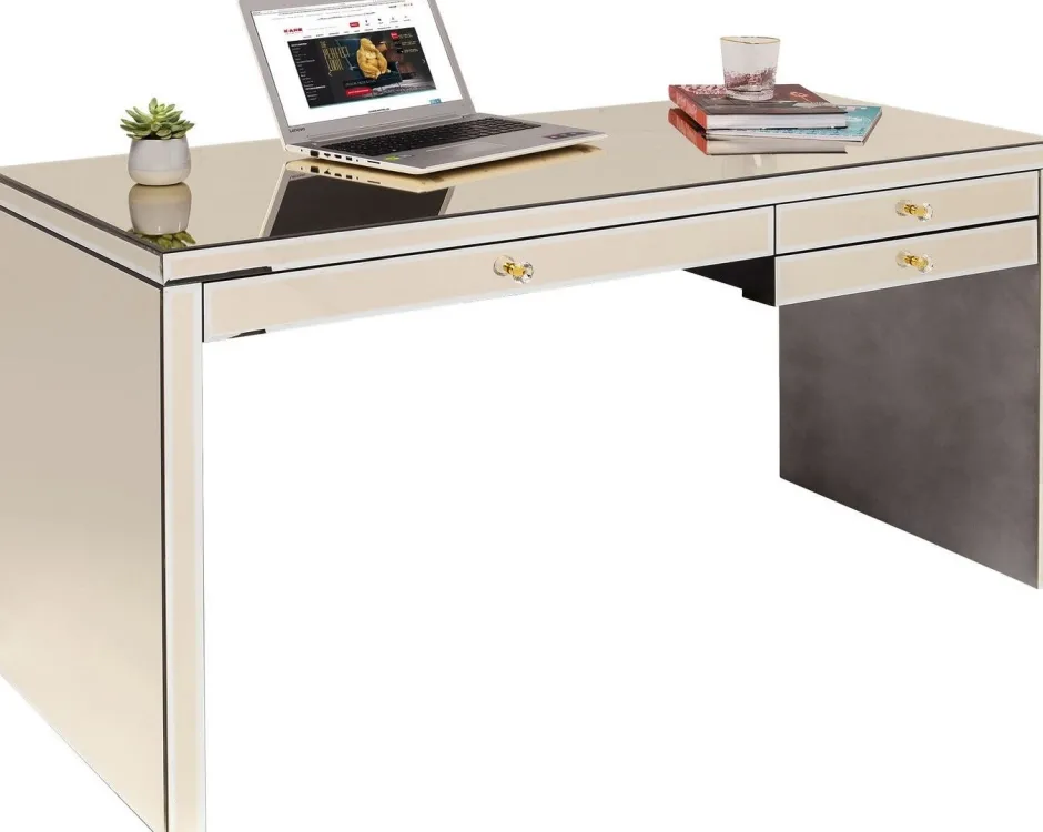 Sale Bureau Luxury Champagne 140x60cm Kasten|Tafels