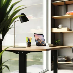 Store Bureau Office Jackie Eik Zwart 160x80cm Kasten|Tafels