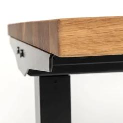Store Bureau Office Jackie Eik Zwart 160x80cm Kasten|Tafels