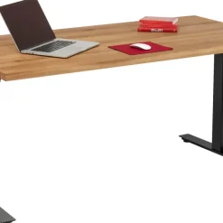 Store Bureau Office Jackie Eik Zwart 160x80cm Kasten|Tafels
