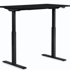 Outlet Bureau Office Smart Zwart Zwart 120x70cm Kasten|Tafels