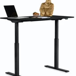 Outlet Bureau Office Smart Zwart Zwart 120x70cm Kasten|Tafels