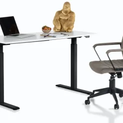 Cheap Bureau Office Smart Zwart Wit 160x80cm Kasten|Tafels