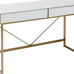 Store Bureau Soran Gold 120x50cm Kasten|Tafels