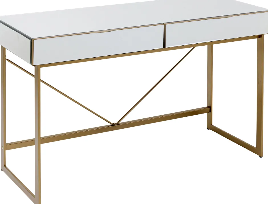 Store Bureau Soran Gold 120x50cm Kasten|Tafels