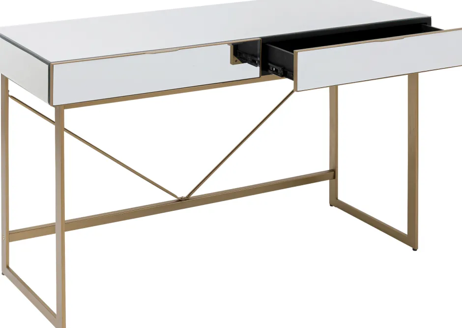 Store Bureau Soran Gold 120x50cm Kasten|Tafels