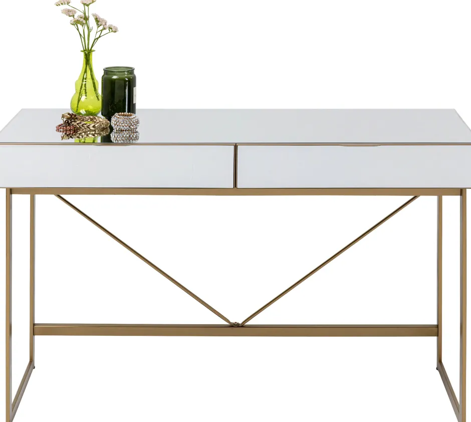 Store Bureau Soran Gold 120x50cm Kasten|Tafels