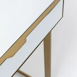 Store Bureau Soran Gold 120x50cm Kasten|Tafels