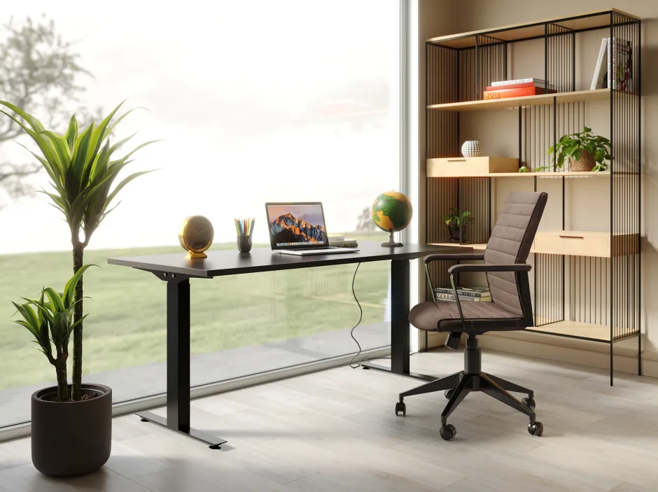 Fashion Bureaustoel Labora Bruin Kasten|Stoelen