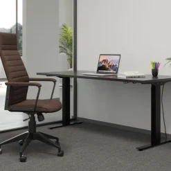 Sale Bureaustoel Labora Hoog Bruin Kasten|Stoelen