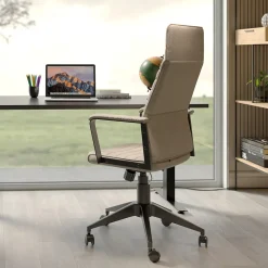 Best Bureaustoel Labora Hoog Pebble Kasten|Stoelen