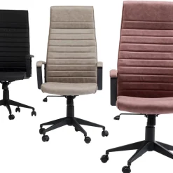 Best Bureaustoel Labora Hoog Pebble Kasten|Stoelen