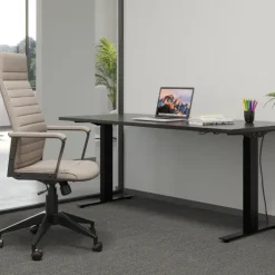Best Bureaustoel Labora Hoog Pebble Kasten|Stoelen