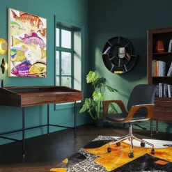 Clearance Bureaustoel Patron Walnoot Kasten|Stoelen