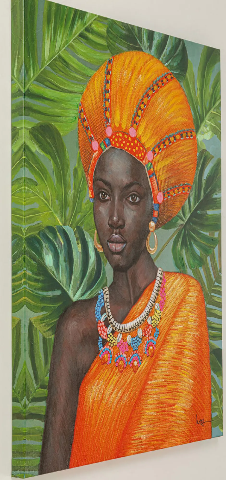 Best Sale Canvas African Beauty 70x100cm Wanddecoratie|Kasten