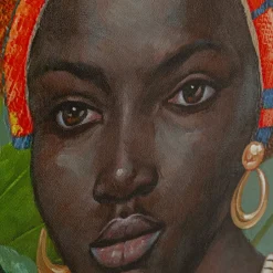 Best Sale Canvas African Beauty 70x100cm Wanddecoratie|Kasten
