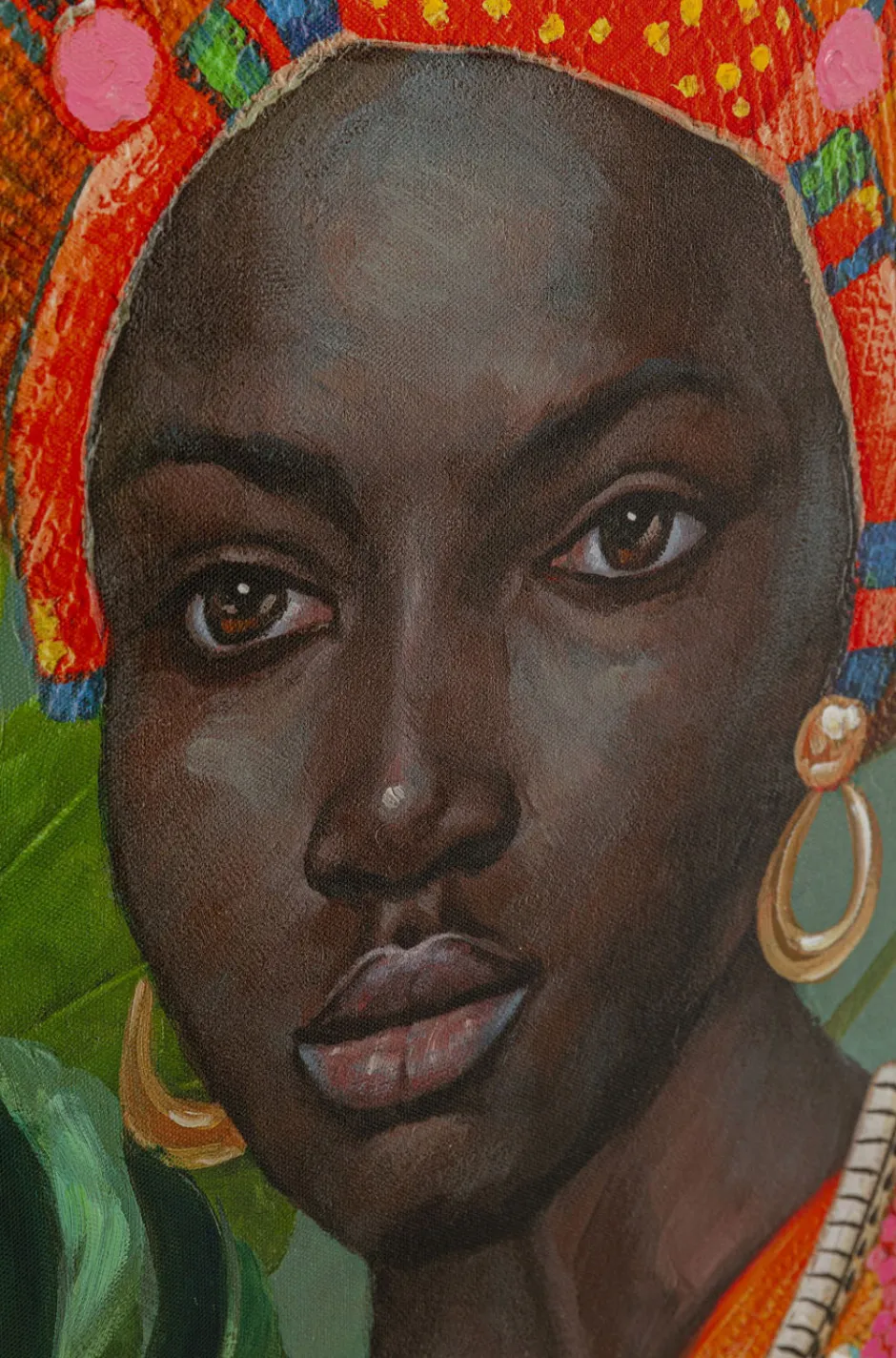 Best Sale Canvas African Beauty 70x100cm Wanddecoratie|Kasten