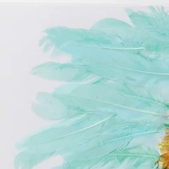 Clearance Canvas Headdress Dog 80x80cm Wanddecoratie