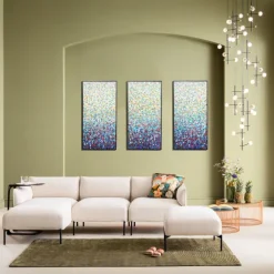 Outlet Canvas Konfetti (3/Set) 240x160cm Wanddecoratie|Kasten