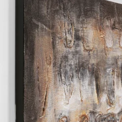 Outlet Canvas Schilderij Shadows Bruin 90x120cm Wanddecoratie|Kasten