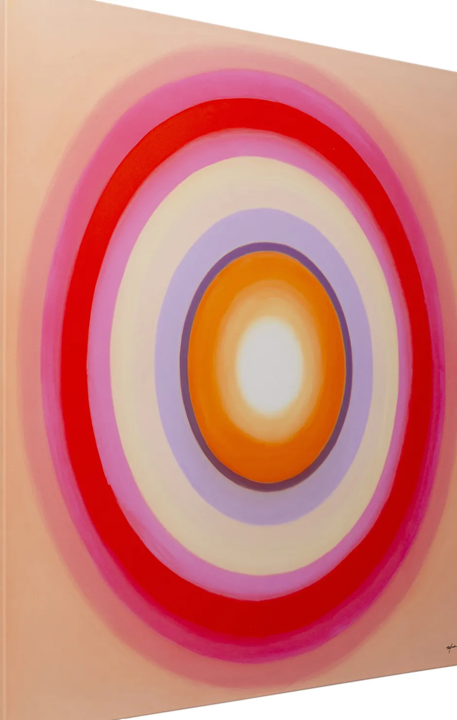 Flash Sale Canvas Tendency Circle Pink 120x120cm Wanddecoratie|Kasten