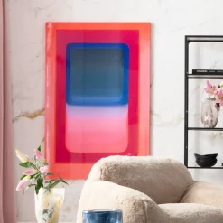 Hot Canvas Tendency Pink 150x100cm Wanddecoratie|Kasten