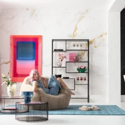 Hot Canvas Tendency Pink 150x100cm Wanddecoratie|Kasten