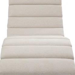 Outlet Chaise Longue Balou Creme 190cm Kasten|Tuinmeubelen