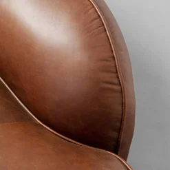 Store Chaise Longue Wonder Leather Brown 252cm Kasten|Tuinmeubelen