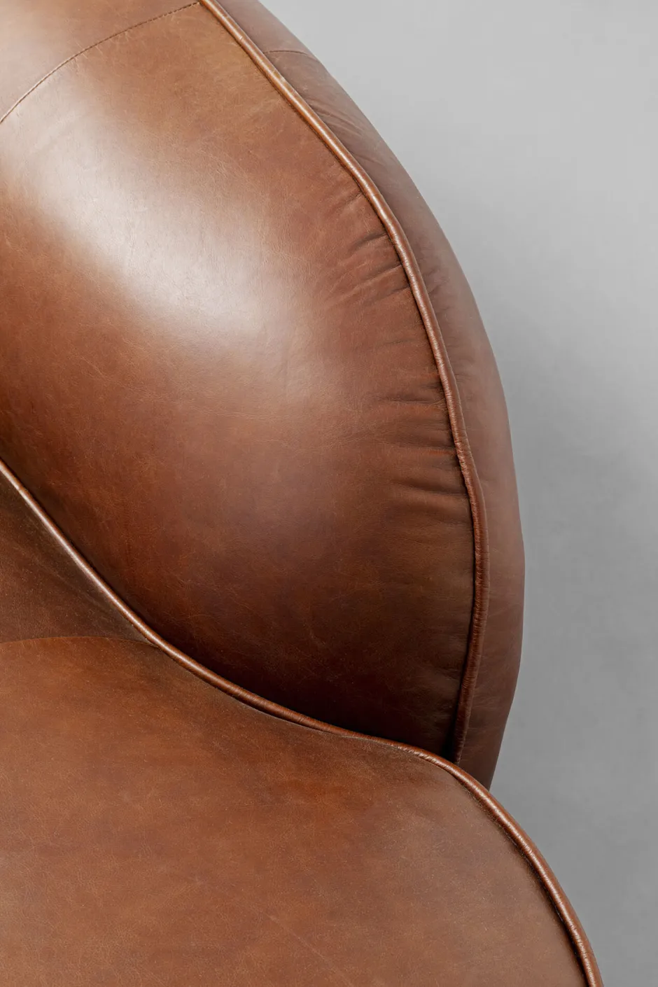 Store Chaise Longue Wonder Leather Brown 252cm Kasten|Tuinmeubelen