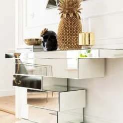 Clearance Console Brick Mirror Kasten|Lage Kasten & Dressoirs