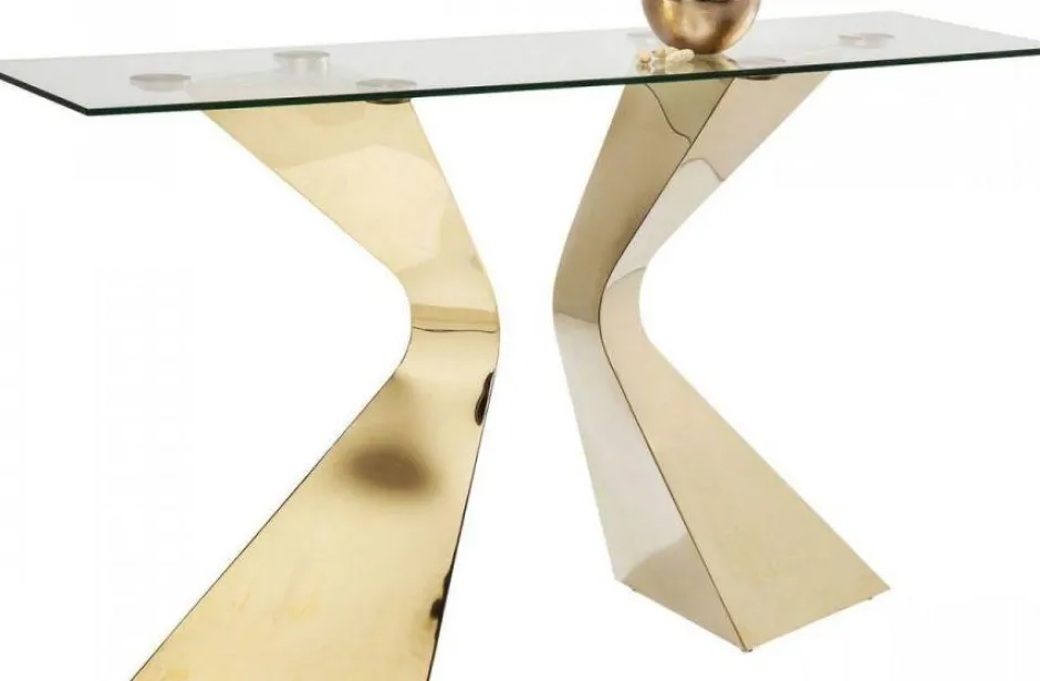 Hot Console Gloria Goud Kasten|Lage Kasten & Dressoirs