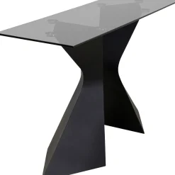 Discount Console Gloria Zwart 140x81cm Kasten|Lage Kasten & Dressoirs