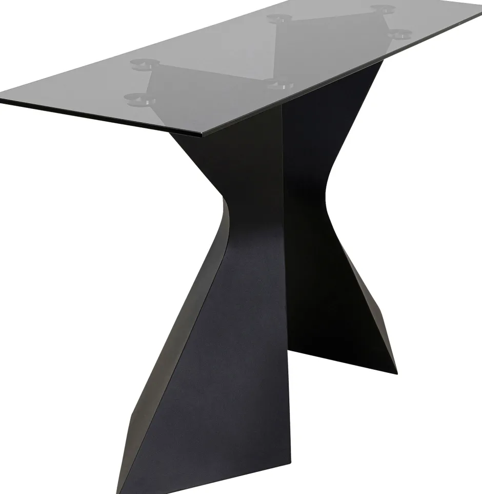 Discount Console Gloria Zwart 140x81cm Kasten|Lage Kasten & Dressoirs