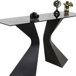 Discount Console Gloria Zwart 140x81cm Kasten|Lage Kasten & Dressoirs