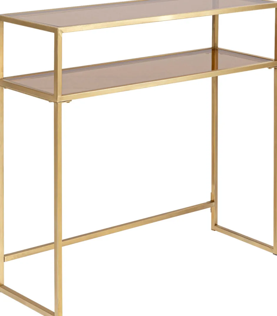 New Console Loft Goud 85x80cm Kasten|Lage Kasten & Dressoirs