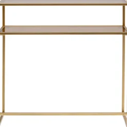 New Console Loft Goud 85x80cm Kasten|Lage Kasten & Dressoirs