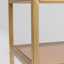 New Console Loft Goud 85x80cm Kasten|Lage Kasten & Dressoirs